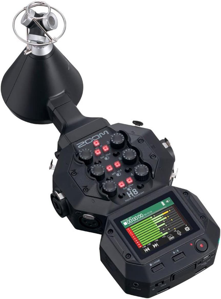 Zoom EXH-8 Quad XLR Input Capsule, 4 XLR Inputs for Zoom H8