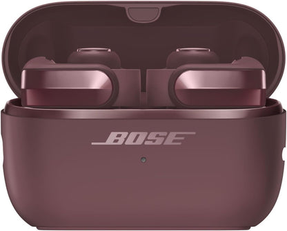 Bose Ultra Open Earbuds (2nd Gen) - Open-Ear, Clip-On, Wireless Earbuds, Bluetooth, Immersive Audio, Wireless Charging, Up to 28 Hrs of Audio, Ideal for Traveling, School, and Office, Cherry Chocolate