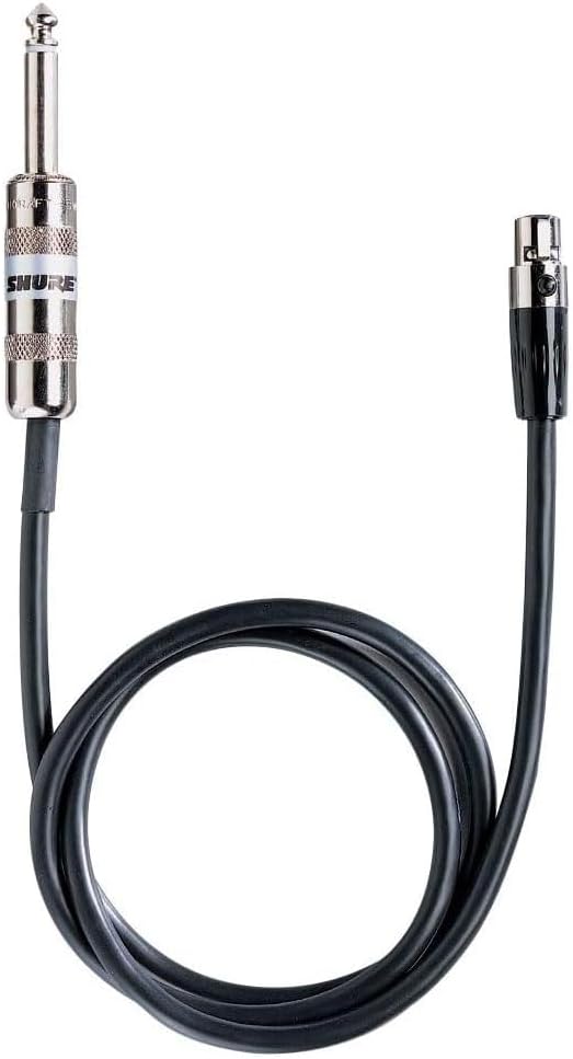 Shure BLX14R Rack-Mount Instrument Audio System J11 Band (596–620 MHz) – BLX4R Receiver, BLX1 Bodypack & 1/4" Guitar Cable, Up to 14 Hr Battery, 300 ft Range