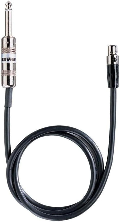 Shure BLX14R Rack-Mount Instrument Audio System J11 Band (596–620 MHz) – BLX4R Receiver, BLX1 Bodypack & 1/4" Guitar Cable, Up to 14 Hr Battery, 300 ft Range