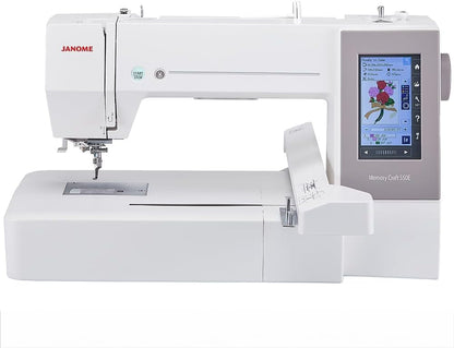 Janome Memory Craft 550E 14x7.9" Embroidery Machine