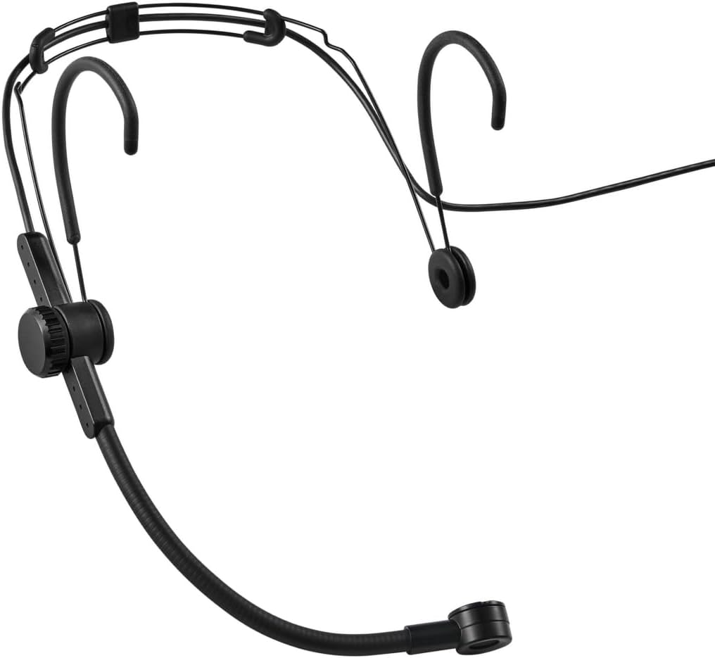 Shure SM39 Headset Microphone - Vocal Performance Cardioid Headworn Mic compatible with Axient Digital, Secure Low Profile Fit, Ergonomic Design, Indoor/Outdoor Windscreens, Sweat Resistant (SM39-TQG)