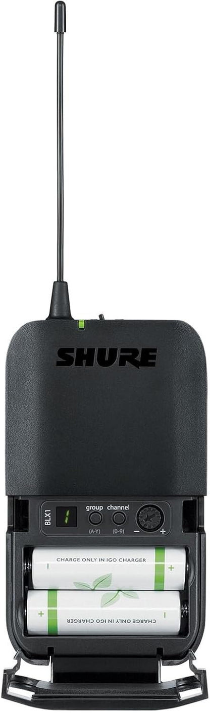Shure BLX14/CVL Wireless Lavalier Microphone System - H10 Band