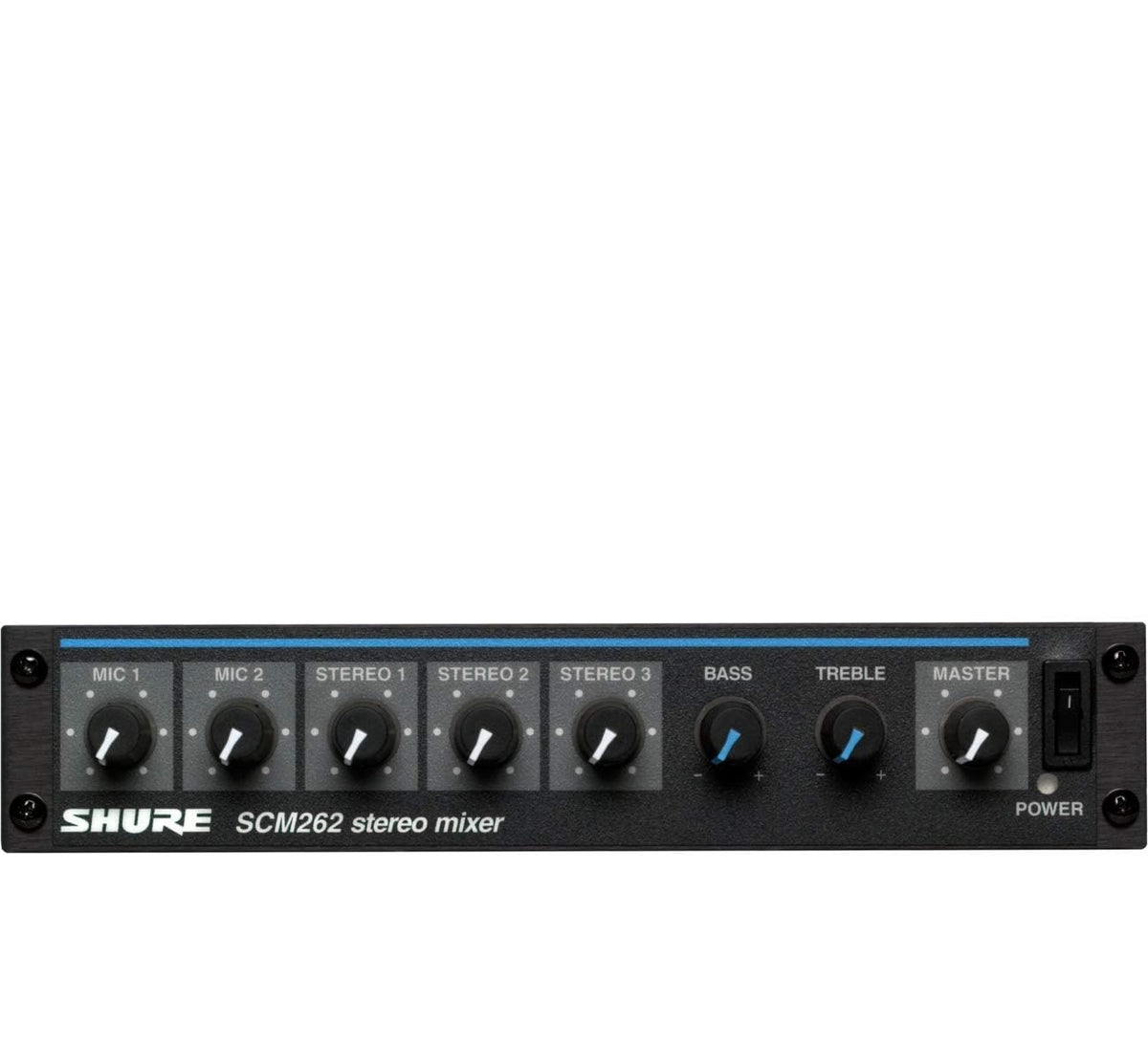 Shure SCM810 Eight Channel Automatic Microphone Mixer with IntelliMix, Adjustable EQ per Channel and 48V Phantom Power, Designed Specifically for Installed Sound Applications