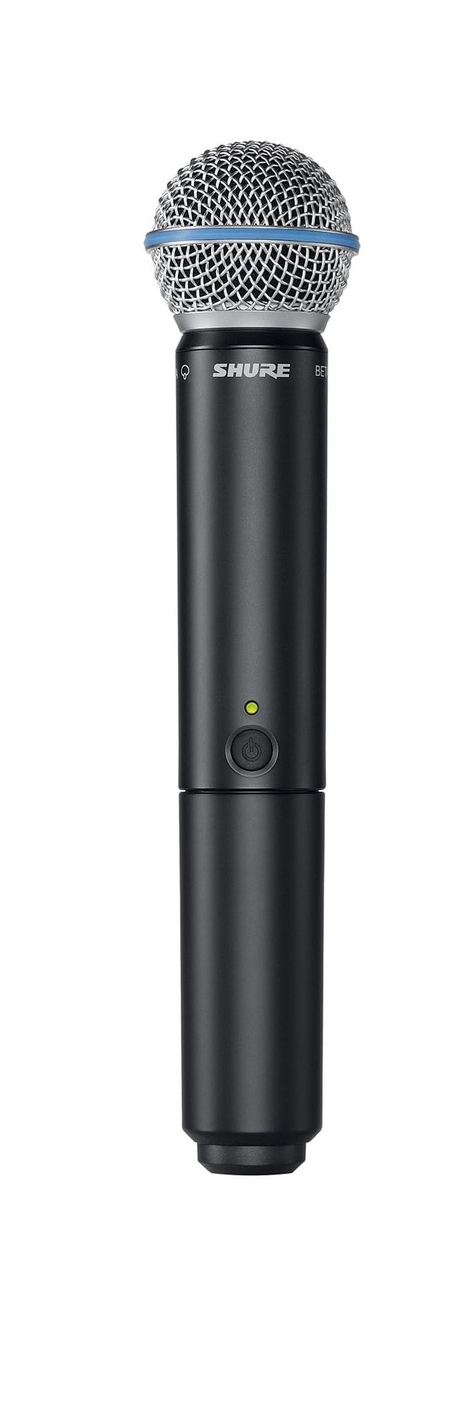Shure BLX24/B58 Handheld Audio System J11 Band (596–620 MHz) – BLX4 Receiver, BLX2/B58 Handheld Transmitter with Beta 58A Supercardioid Capsule, Up to 14 Hr Battery, 300 ft Range