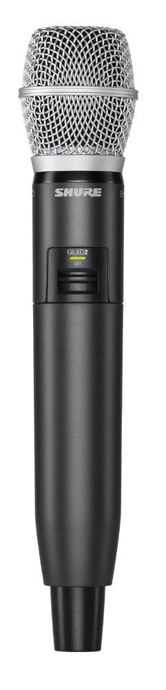 Shure GLXD2+/B58 Handheld Transmitter with BETA 58A Vocal Mic Capsule - for use with GLX-D+ Dual Band Digital Wireless Microphone Systems, Receiver Sold Separately (GLXD2+/B58=-Z3)