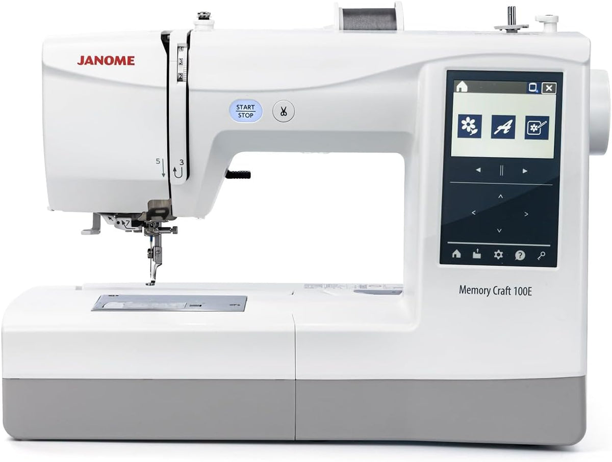 Janome Memory Craft 100e Embroidery Machine 5.5x5.5in, 274 Designs
