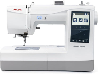 Janome Memory Craft 100e Embroidery Machine 5.5x5.5in, 274 Designs