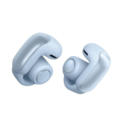 Bose Ultra Open Earbuds - Bluetooth Open Ear Earbuds with OpenAudio for Awareness, Clip-On Design for Comfort, Water Resistant, Up to 48 Hrs of Playtime, White Smoke
