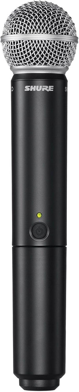 Shure BLX1288/MX153 Dual-Channel Wireless Performance System, H11 Band (572–596 MHz) – BLX88 Receiver, SM58 Handheld & MX153 Earset – Up to 14 Hr Battery, 300 ft Range
