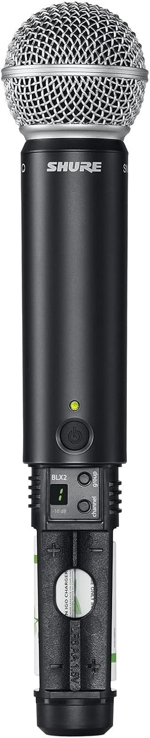 Shure BLX288/SM58 Dual Wireless Vocal System - H10 Band
