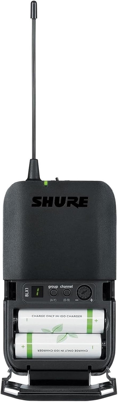 Shure BLX1 Wireless Bodypack Transmitter - H10 Band