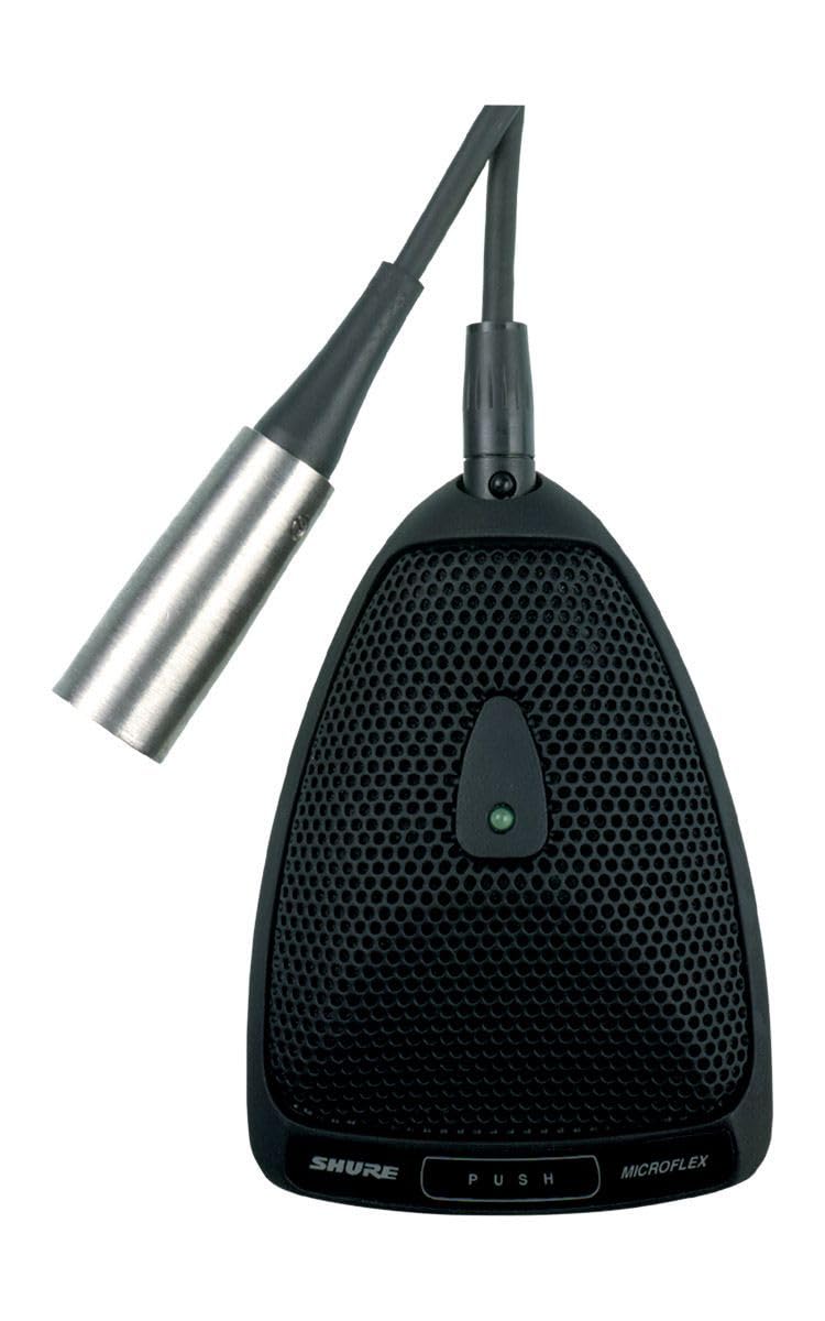 Shure MX393/C Condenser Microphone - Cardioid Black