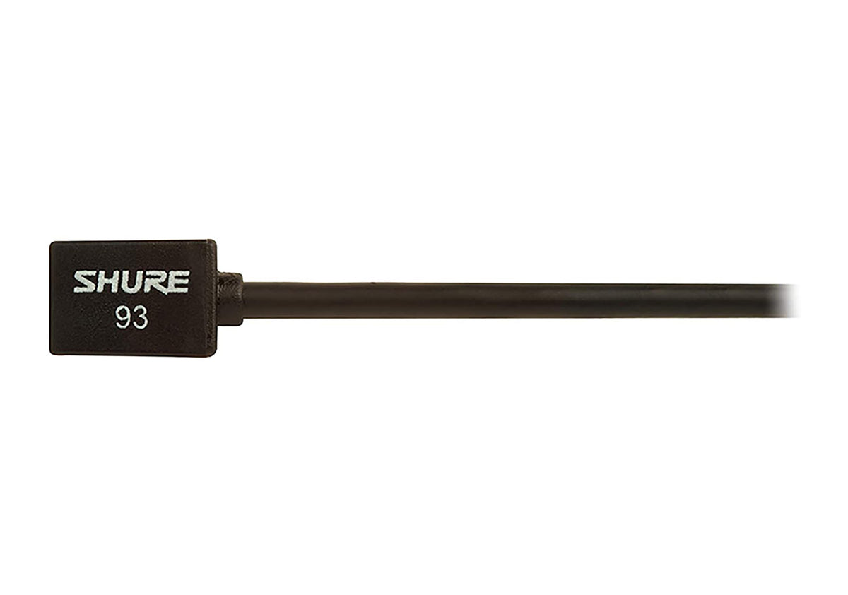Shure WL93 Subminiature Condenser Lavalier Microphone - Black