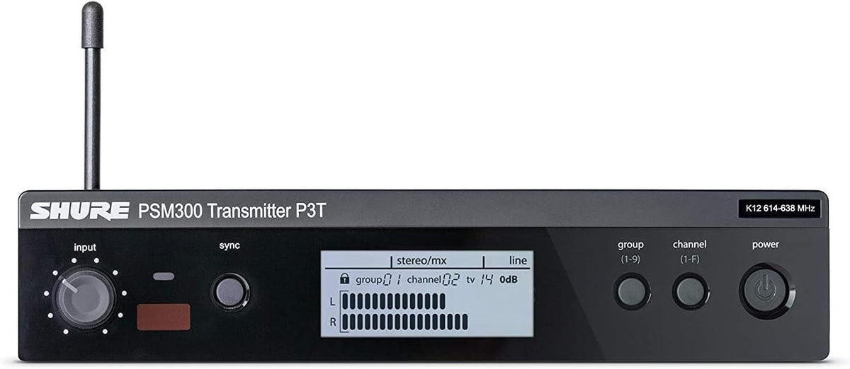 Shure PSM300 P3TRA215TWP Pro Wireless In-Ear Personal Monitor System with SE215-CL Earphones, Twinpack - J13 Band