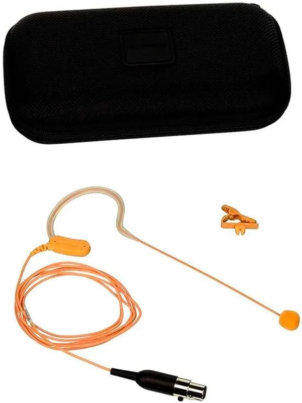 Shure MX153 Earset Headworn Microphone - Cocoa, Omnidirectional Mic, TQG / TA4F Connector Wireless Bodypack Transmitters (MX153C/O-TQG)