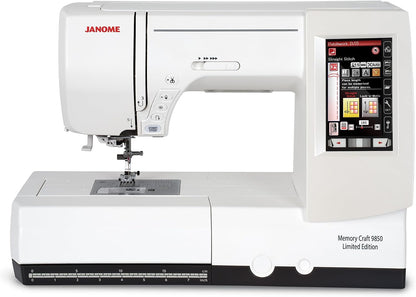 Janome Memory Craft 9850 Limited Edition Computerized Sewing and Embroidery Machine