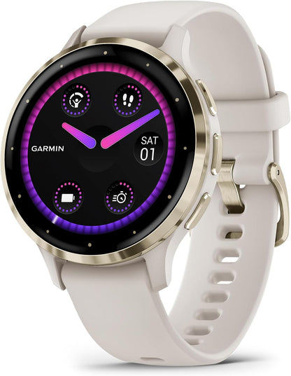 Garmin Venu® 3S, Premium Fitness Smartwatch, 41mm, Ivory