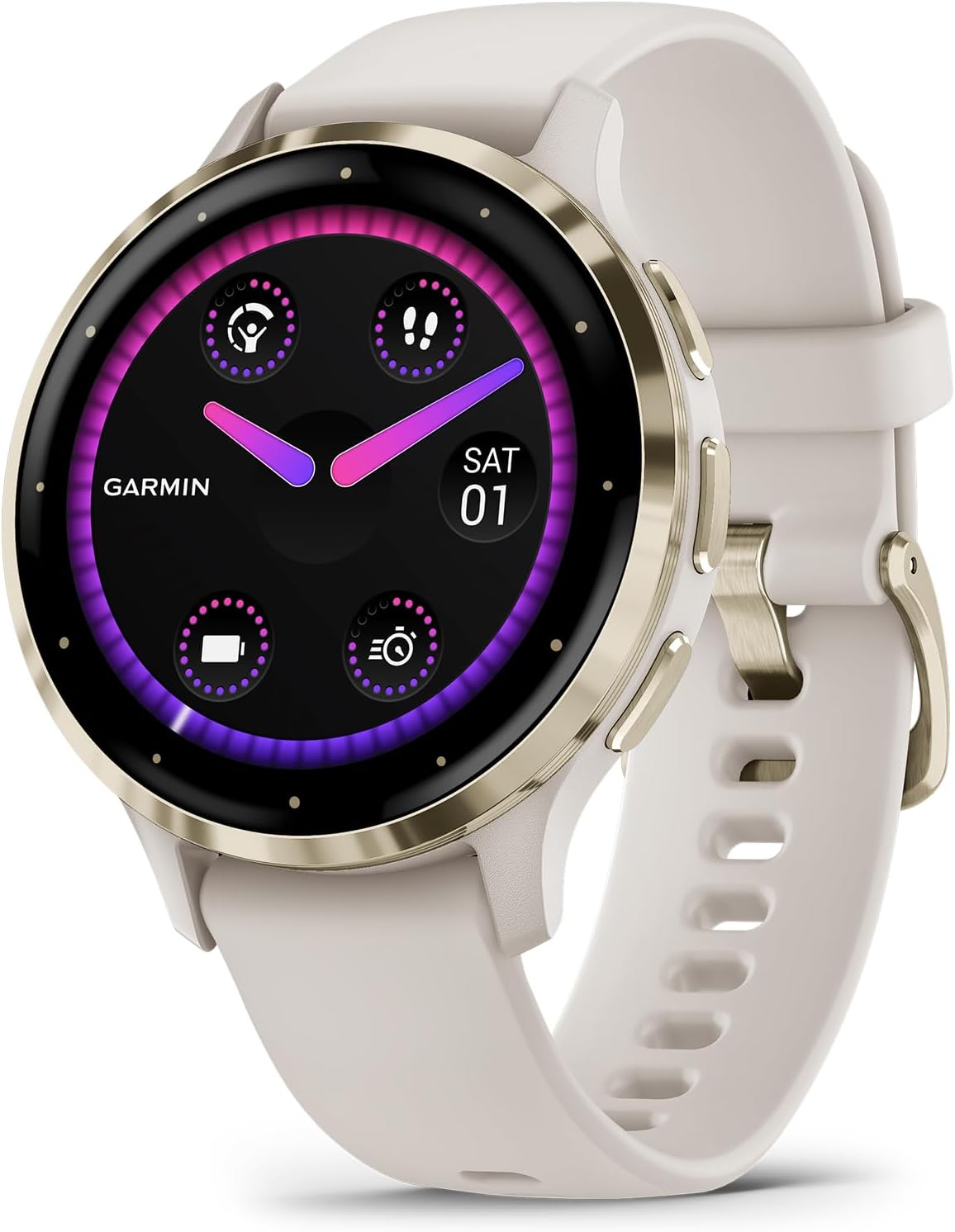 Garmin Venu® 3S, Premium Fitness Smartwatch, 41mm, Ivory