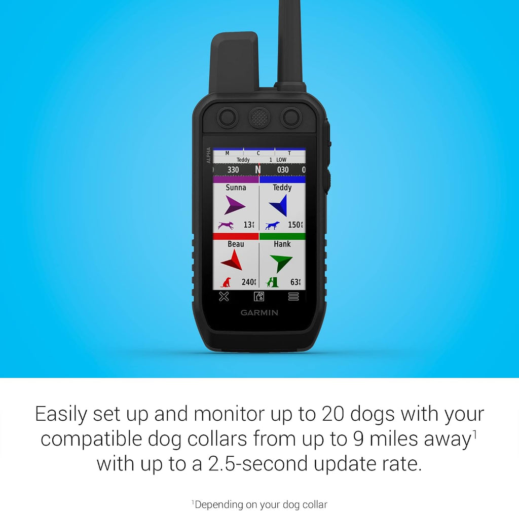 Garmin Alpha 300 Handheld, Advanced Tracking and Training Handheld | Advanced Tracking and Training