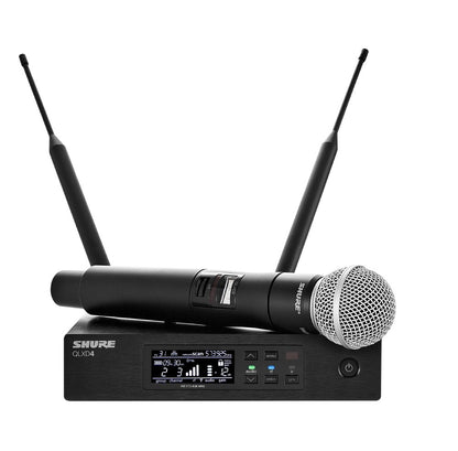 Shure QLXD2 Handheld Transmitter with SM58 Vocal Mic Capsule for QLX-D Digital Wireless Systems, Receiver Sold Separately, H50 Band