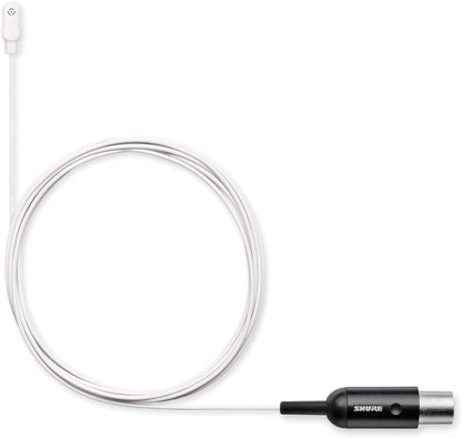 Shure DuraPlex Omnidirectional Lavalier Mic, LEMO Connector, White (DL4W/O-LM3-A)