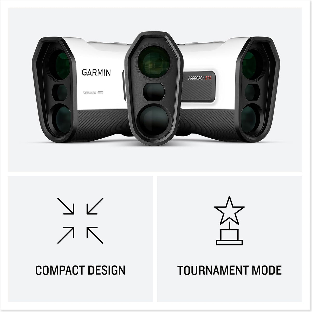 Garmin Approach® Z10, Compact Laser Rangefinder | Range up to 350 Yards with 6x Magnification, Sends Ranged Distances to Your Compatible Garmin Golf Smartwatch or Handheld