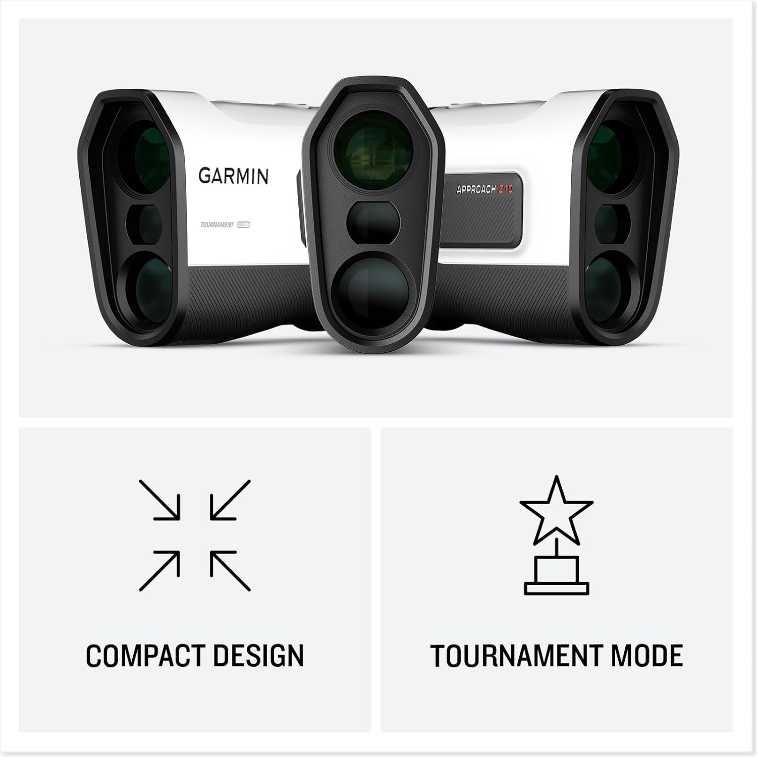 Garmin Approach® Z10, Compact Laser Rangefinder | Range up to 350 Yards with 6x Magnification, Sends Ranged Distances to Your Compatible Garmin Golf Smartwatch or Handheld
