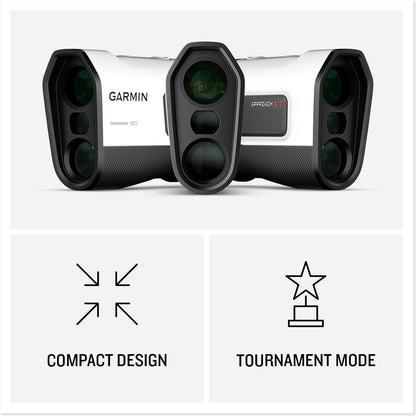 Garmin Approach® Z10, Compact Laser Rangefinder | Range up to 350 Yards with 6x Magnification, Sends Ranged Distances to Your Compatible Garmin Golf Smartwatch or Handheld