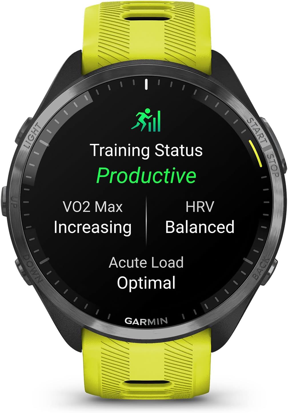 Garmin Forerunner® 965, Running Smartwatch, 47mm, Amp Yellow/Black | Maps, Advanced Training Metrics & Recovery Insights, Maps, Music On Your Wrist, Garmin Coach, Daily Suggested Workouts