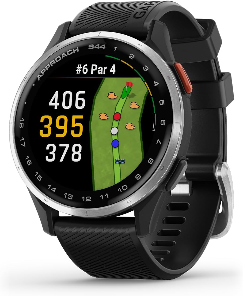 Garmin Approach® S44, Golf GPS Smartwatch, 43mm, Black
