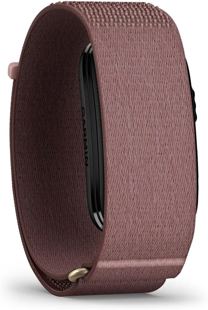 Garmin CIRQA™ Smart Band, No Subscription, L-XL Mauve | Screenless Health & Fitness Tracker, No Subscription Required, Automatically Detects a Variety of Activities