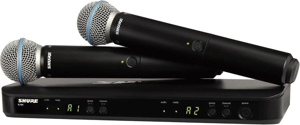 Shure BLX288/B58 Dual Wireless Vocal System - H10 Band