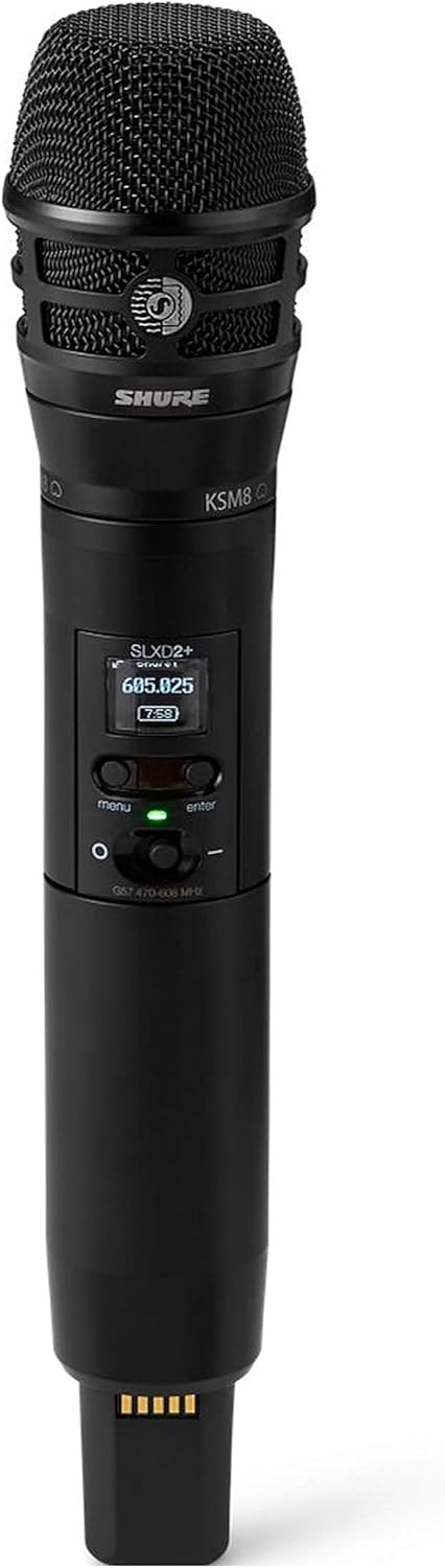 Shure SLXD2+ Handheld Transmitter with KSM8 Capsule