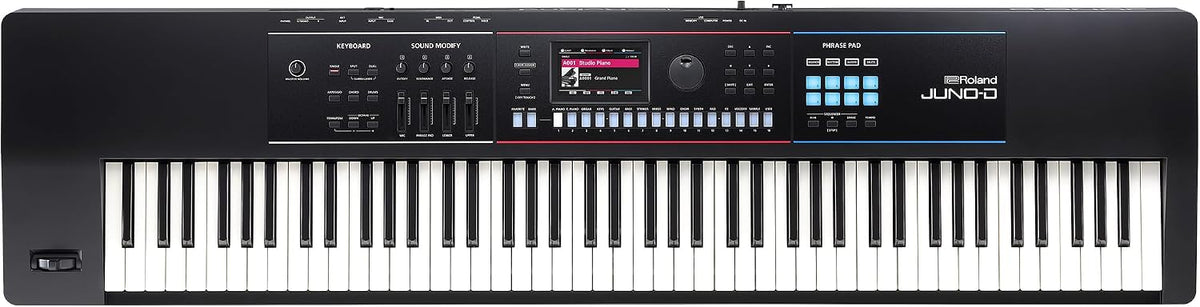 Roland JUNO-D8 Synthesizer, 88-Note Weighted Keyboard with Hammer Action