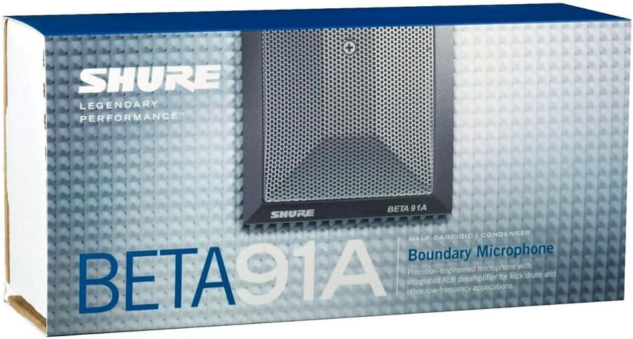 Shure BETA 91A Half-Cardioid Condenser Kick Drum Microphone