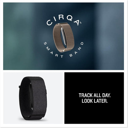 Garmin CIRQA™ Smart Band, No Subscription, L-XL Black | Screenless Health & Fitness Tracker, No Subscription Required, Automatically Detects a Variety of Activities