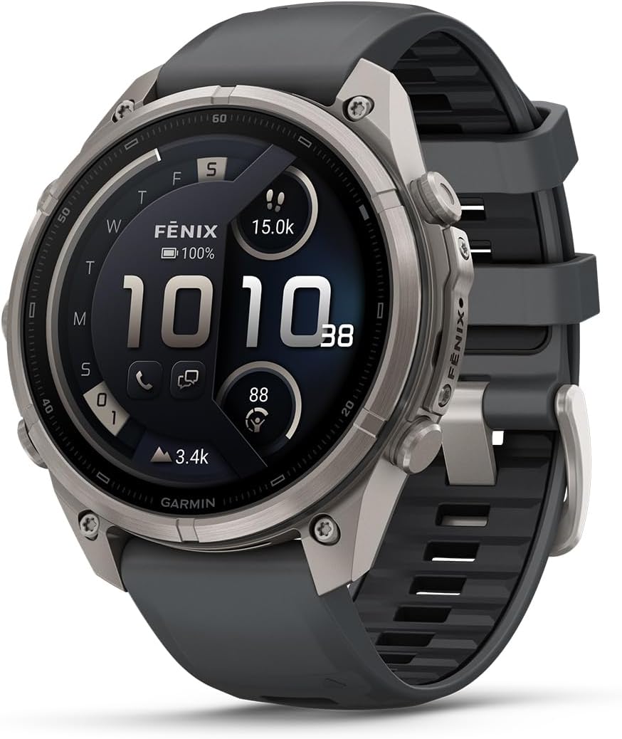 Garmin fēnix® 9 Pro, inReach®, Titanium, 47mm, Graphite/Black