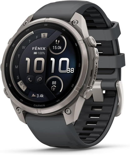 Garmin fēnix® 9 Pro, inReach®, Titanium, 47mm, Graphite/Black