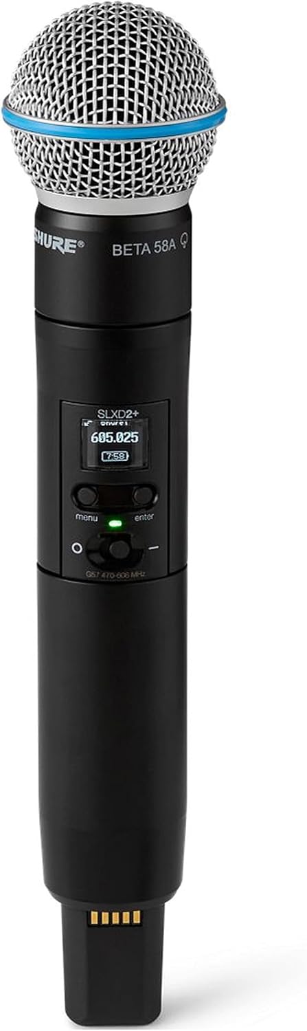 Shure SLXD2+ Handheld Transmitter with Beta58A Capsule