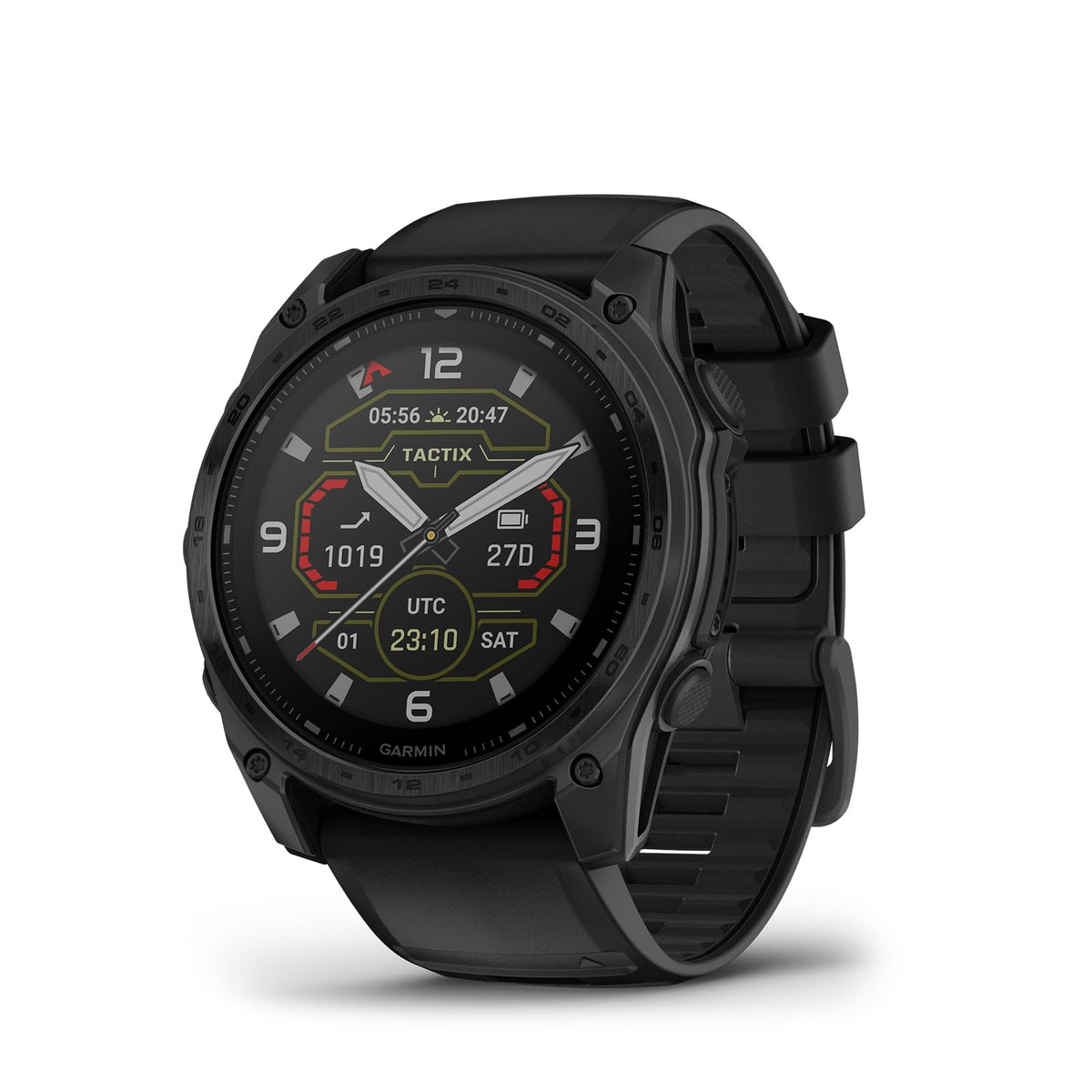 Garmin tactix® 8 Tactical GPS Smartwatch, 51mm Slate Gray Cerakote® Coating | AMOLED Display, Includes Applied Ballistics Ultralight™ Solver, Dedicated Tactical Features, Built-In Flashlight