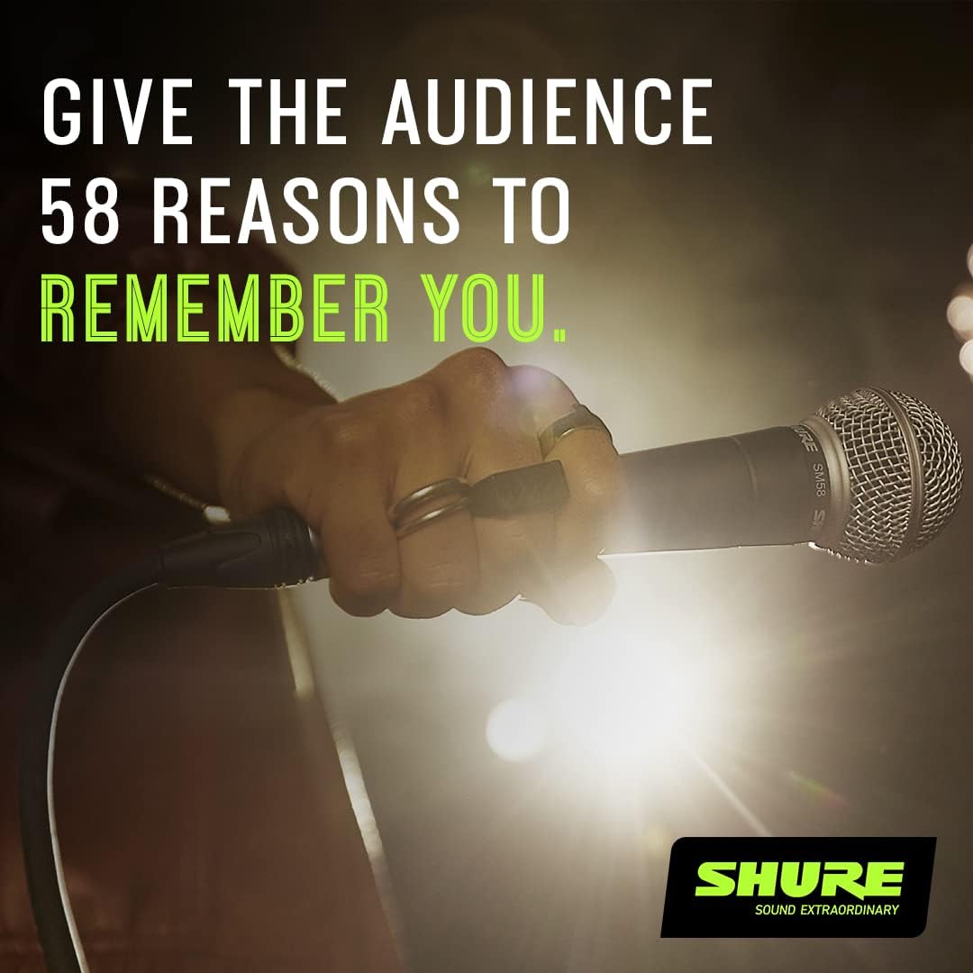 Shure SM58 Pro XLR Dynamic Vocal Microphone