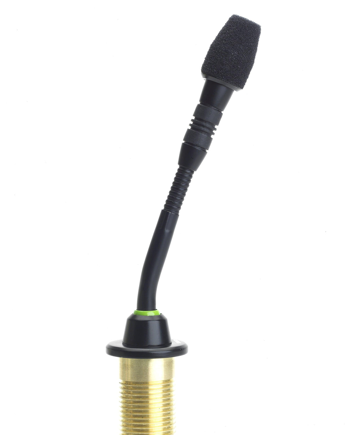 Shure Microflex MX418D/S Supercardioid Condenser Microphone, 18 Gooseneck, Includes Desktop Base with 10' Cable, Logic Functions, Programmable Switch, LED Indicator, Snap-Fit Foam Windscreen