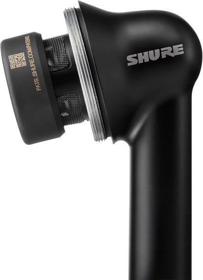 Shure Nexadyne 6 Tom/Snare Drum Microphone with Revonic Technology - Supercardioid Dynamic Mic for Pro Performance, Enhanced Isolation & Noise Reduction, Dual-Engine Transducers, Single (NXN6)