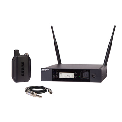 Shure GLXD14+ Dual Band Pro Digital Wireless System for Guitar and Bass - 12-Hour Battery Life, 100 ft Range | Includes 1/4" Jack Instrument Cable & Single Channel Receiver (GLXD14+-Z3)