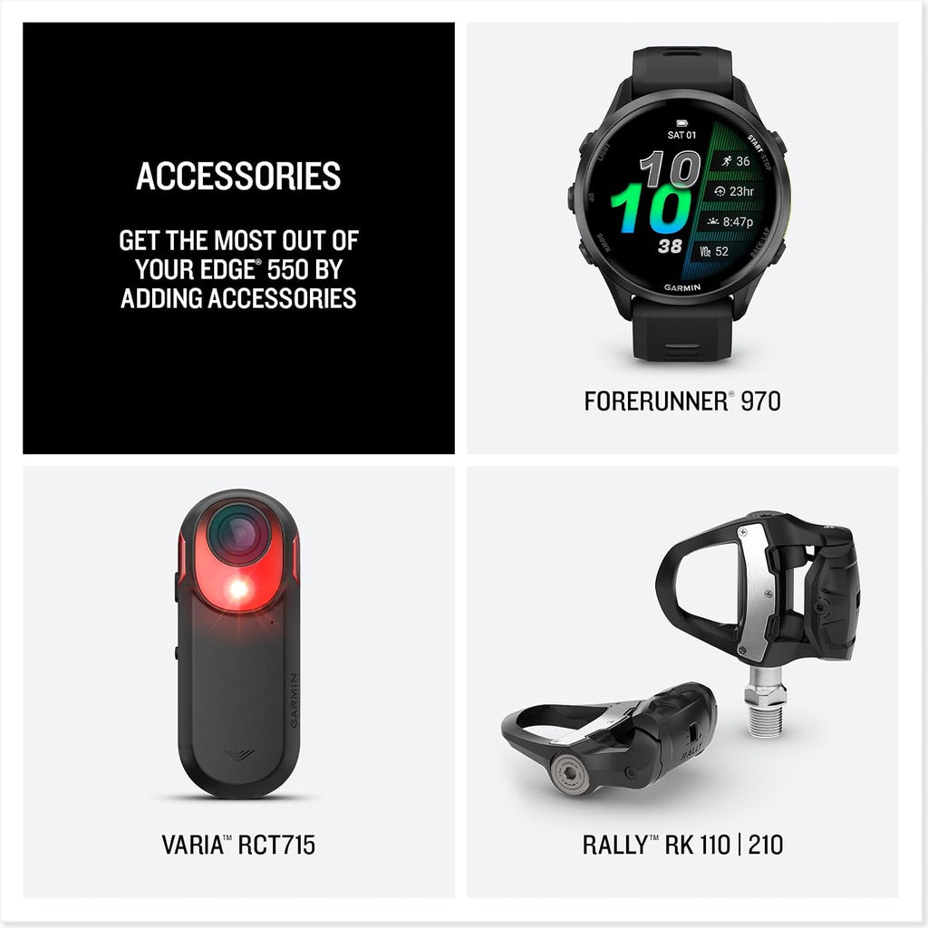 Garmin Edge® 850, Compact GPS Cycling Computer | Vivid Color Display, Touchscreen, Advanced Training & Performance Insights, Built-In Speaker
