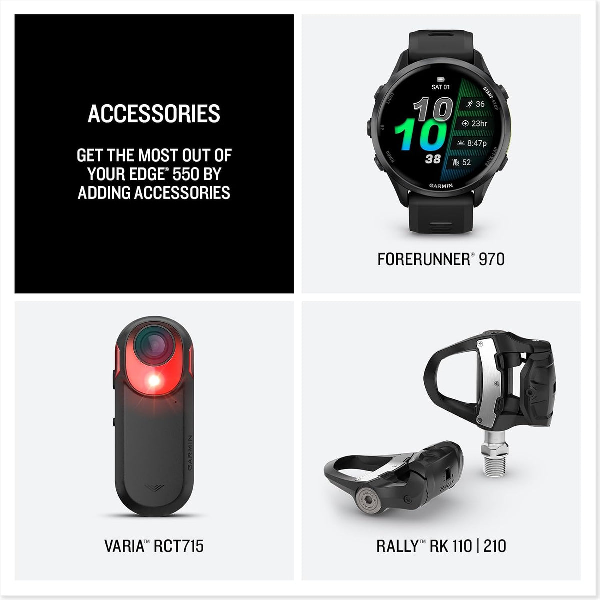 Garmin Edge® 850, Compact GPS Cycling Computer | Vivid Color Display, Touchscreen, Advanced Training & Performance Insights, Built-In Speaker