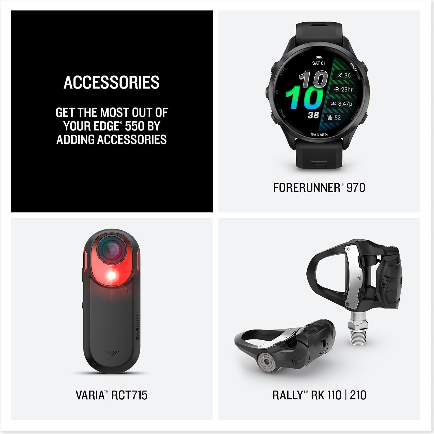 Garmin Edge® 850, Compact GPS Cycling Computer | Vivid Color Display, Touchscreen, Advanced Training & Performance Insights, Built-In Speaker