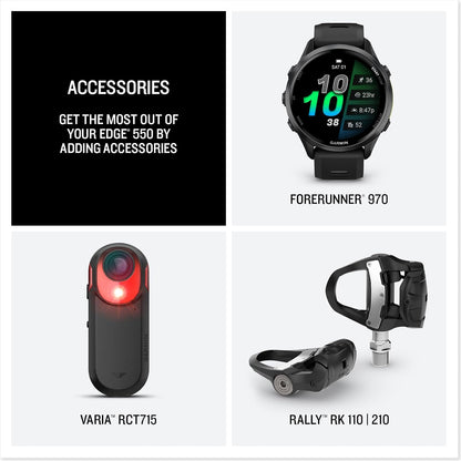 Garmin Edge® 850, Compact GPS Cycling Computer | Vivid Color Display, Touchscreen, Advanced Training & Performance Insights, Built-In Speaker