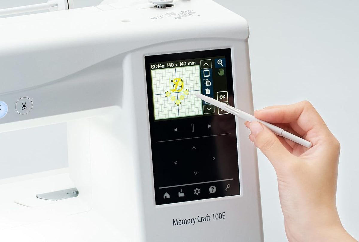 Janome Memory Craft 100e Embroidery Machine 5.5x5.5in, 274 Designs